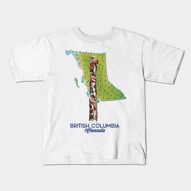 British Columbia Kids T-Shirt by nickemporium1